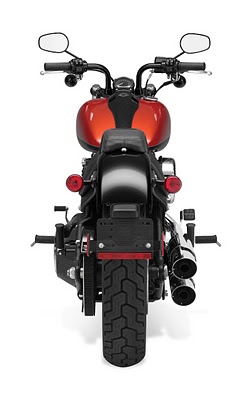 2011 Harley-Davidson FXS Blackline Rear View